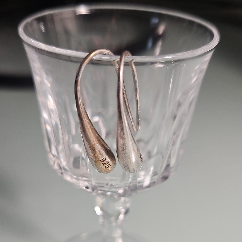 Elegant Silver Drop Earrings